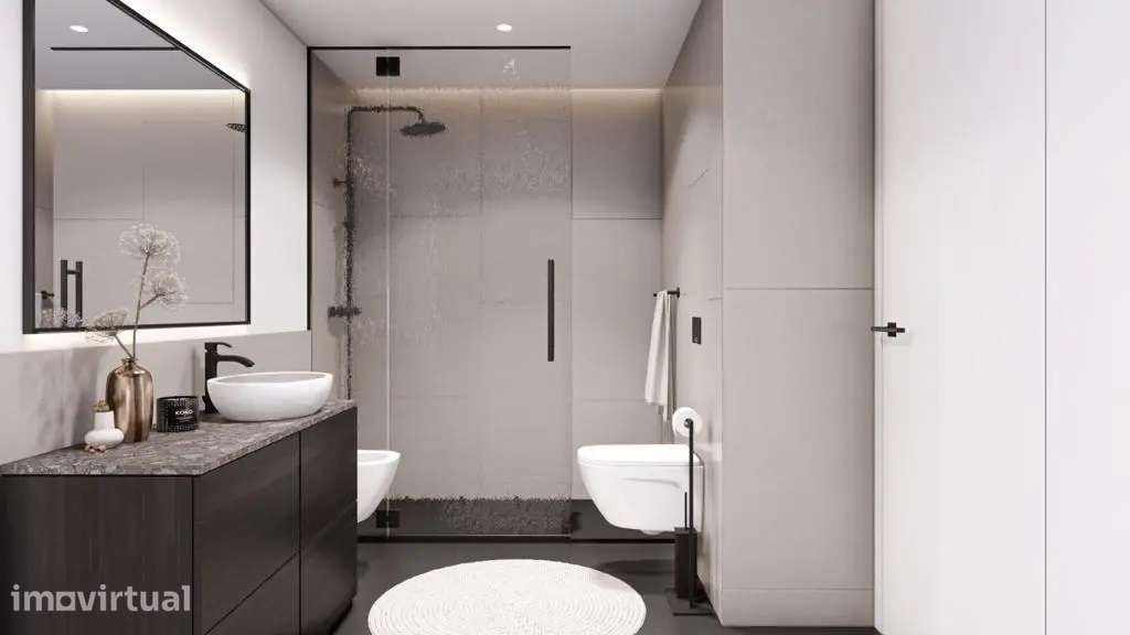Apartamento T1 com garagem e varanda - Grande imagem: 5/12