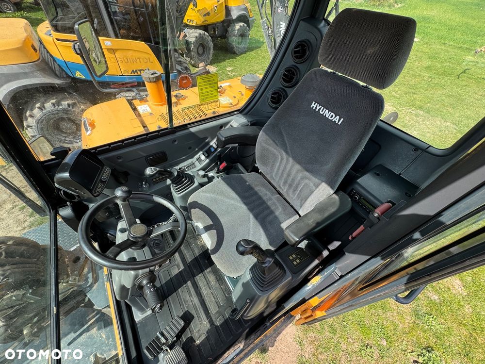 Hyundai Robex 55W-9A Minikoparka Kołowa Super Stan jak Volvo EW60 - 14
