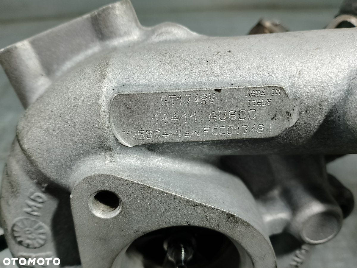 TURBINA NISSAN PRIMERA P12 ( 03-07 ) 14411AU600 GT1749V  725864-1 2.2 DCI - 5
