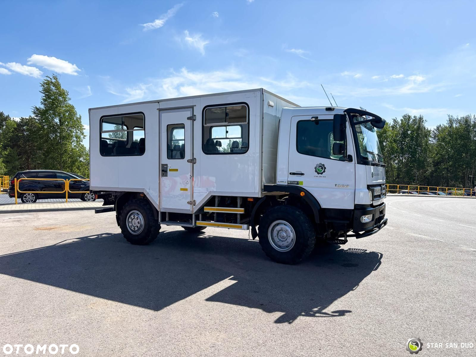 Mercedes-Benz ATEGO 1326 AF 4x4 Brygadówka Kamper Przewóz Osób - 3