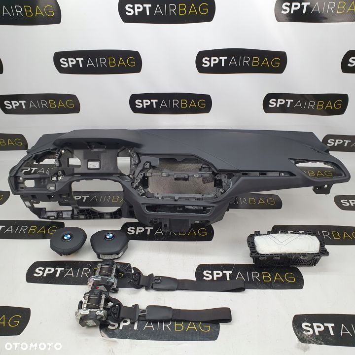 BMW 1 F40 DESKA ROZDZIELCZA KONSOLA KOKPIT PULPIT PODUSZKI AIRBAG AIR BAG PASY KIT SET - 1