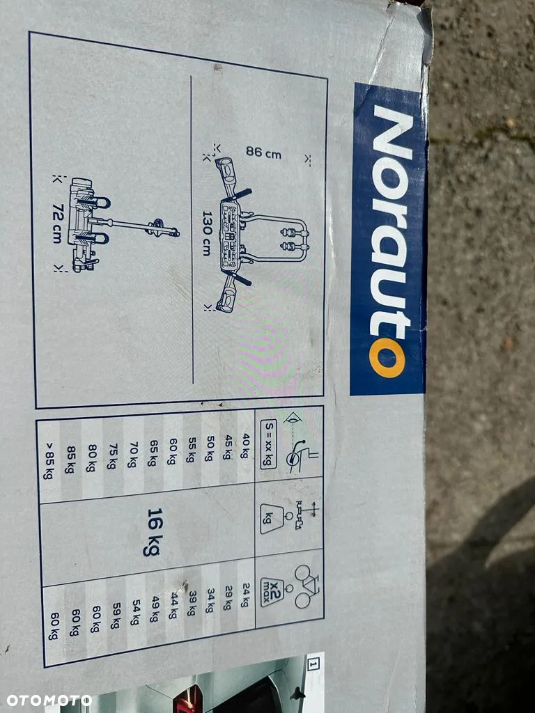 Bagażnik na 2 rowery na hak Norauto do dużych rowerów - 8