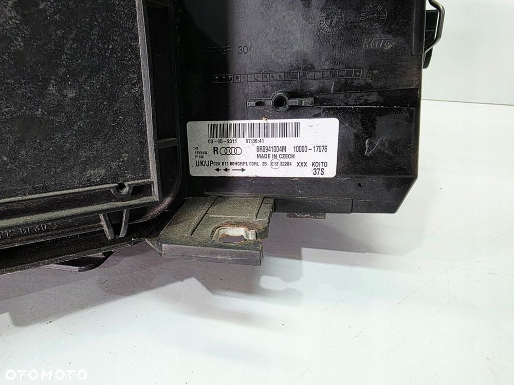 REFLEKTOR LAMPA PRAWY PRZÓD AUDI Q5 8R 8R0941004M UK - 8