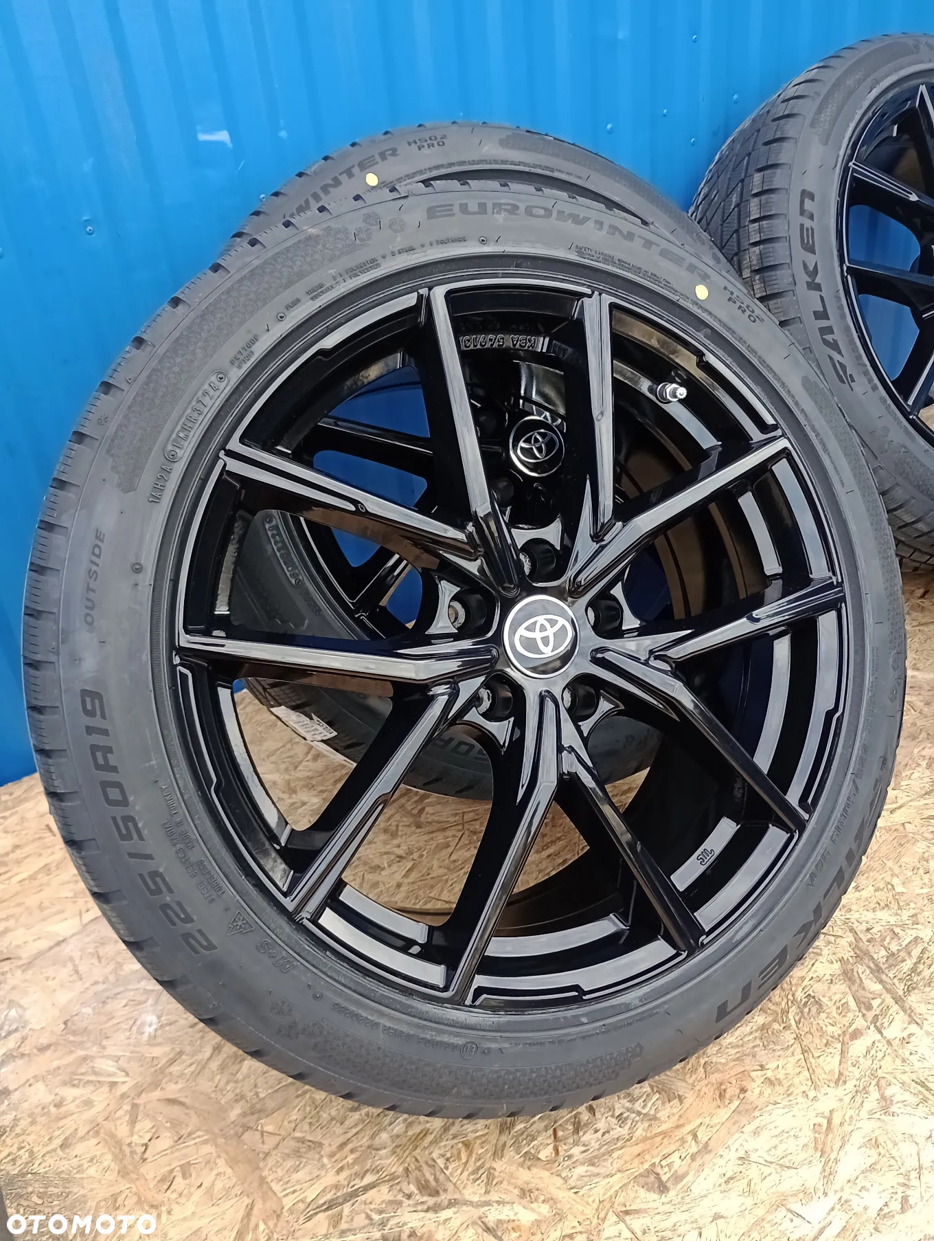 NOWE KOŁA ZIMOWE R19 TOYOTA C-HR CHR generacja 2 5X114 OPONY FALKEN EUROWINTER HS02 PRO 225/50 R19 96V 3724DOT CZUJNIKI TPMS - 10