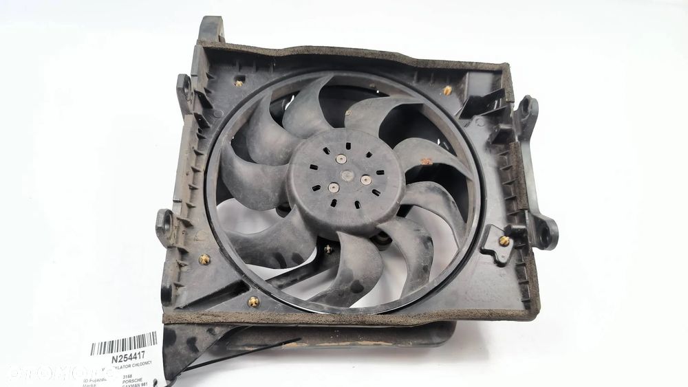 99110603313 Porsche Cayman 981 2.7B 2016 Elektryczny wentylator chłodnicy - 1