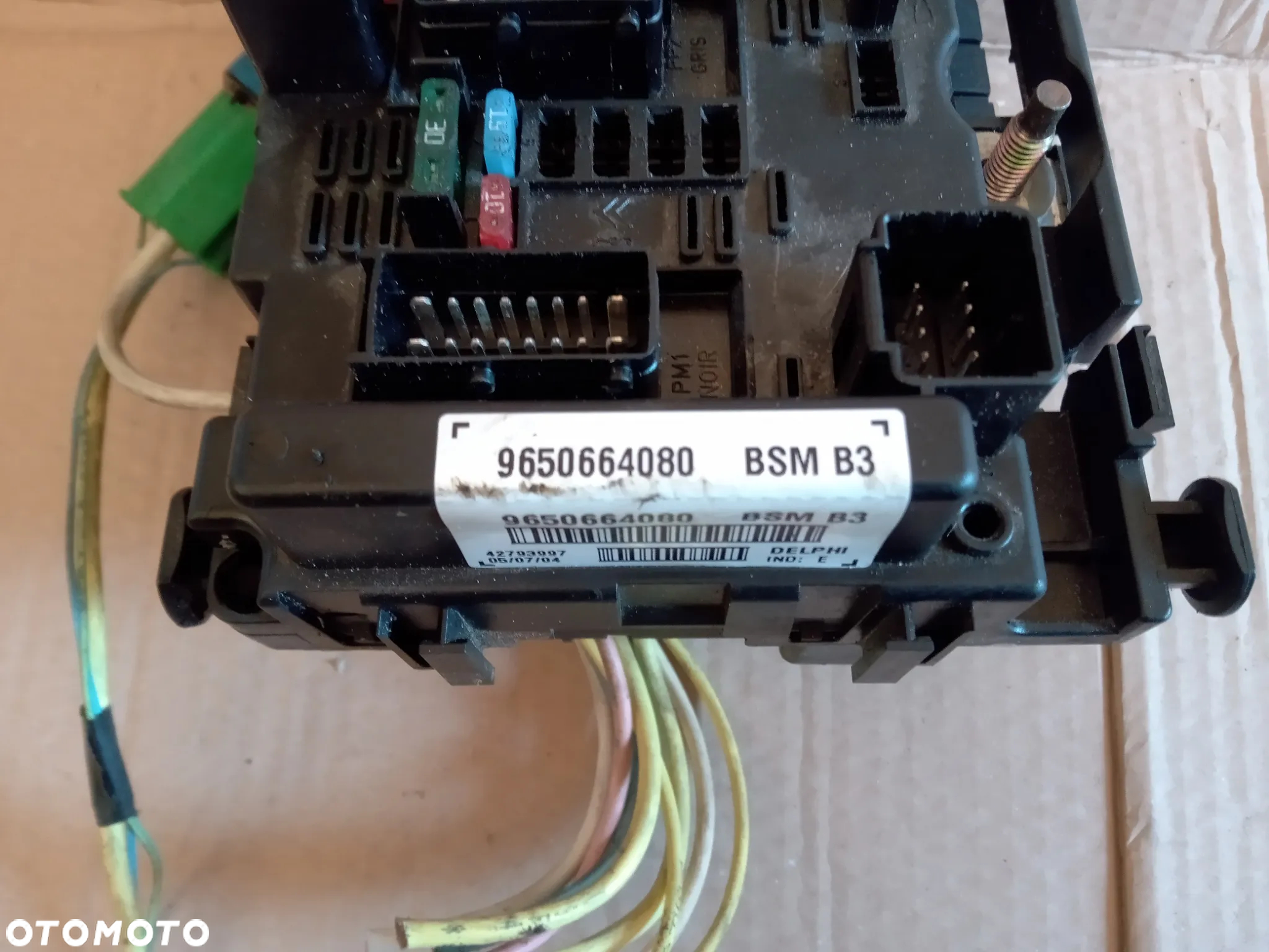 Moduł BSM B3 Peugeot Citroen 9650664080 - 3