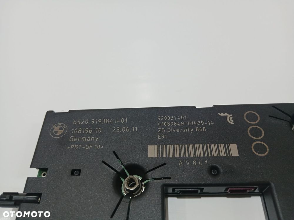 MODUŁ WZMACNIACZ ANTENOWY DIVERSITY BMW E91 OE 9193841 (20186224) - 4