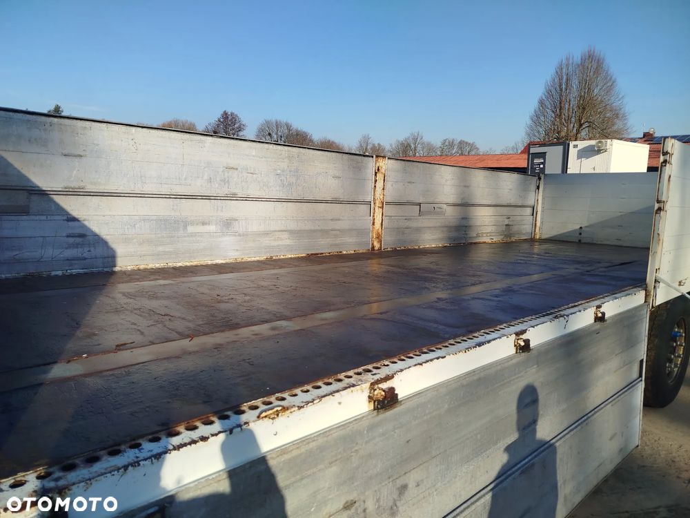 Renders Przyczepa burtowa tandem 7 m budowlanka górny sprzęg - 16