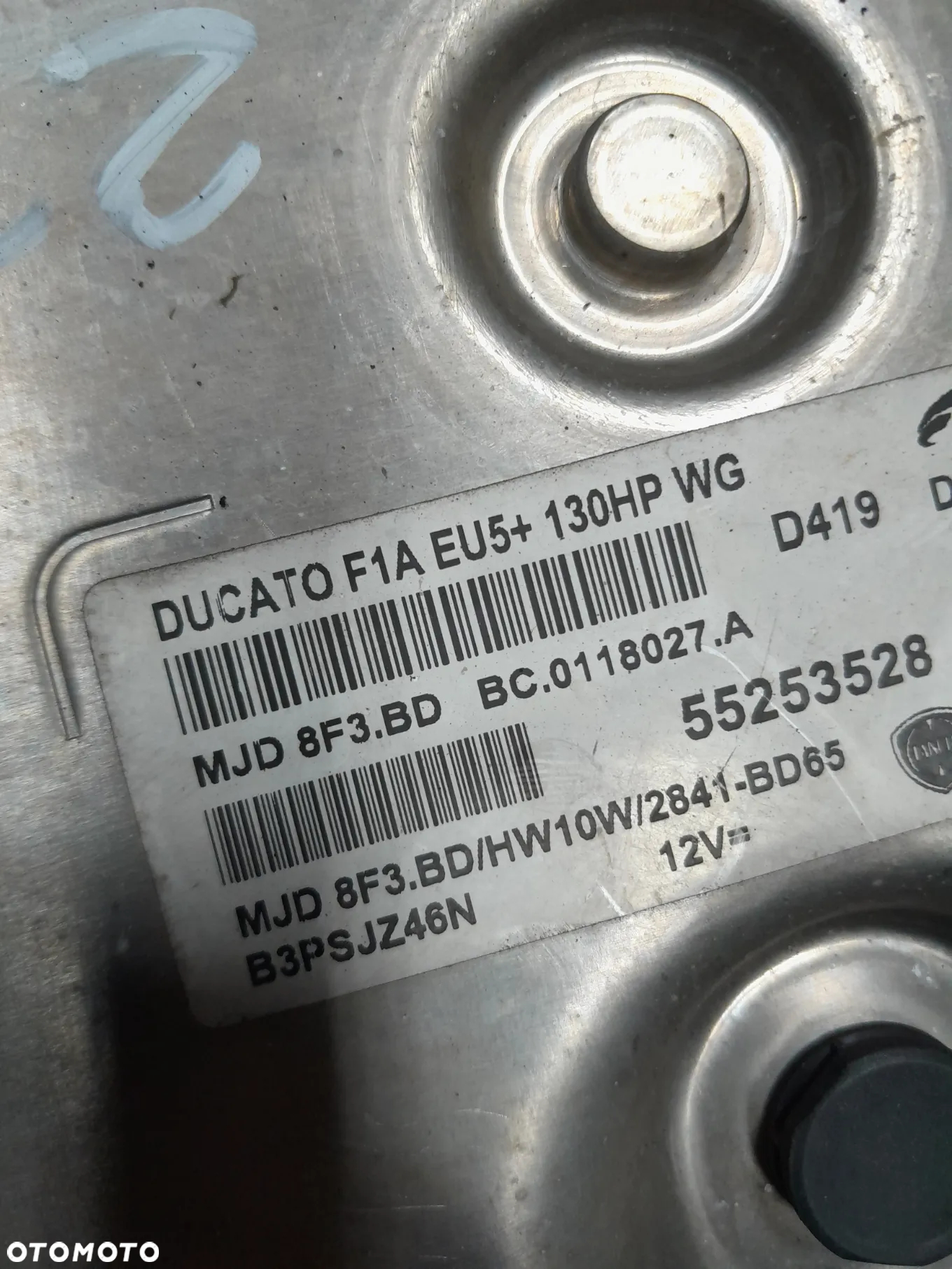 Zestaw startowy Fiat Ducato 2.3 JTD E5 55253528 - 2