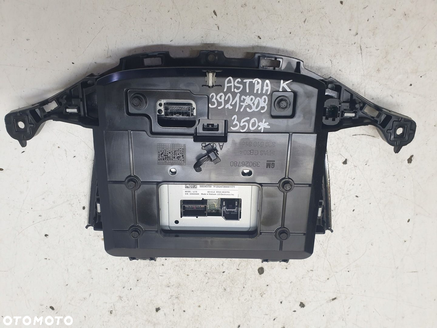 WYŚWIETLACZ NAWIGACJI OPEL ASTRA K 39217909 - 4