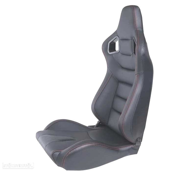 KIT BANCO SEMI BAQUET TIPO RS EM PELE PRETA - 4