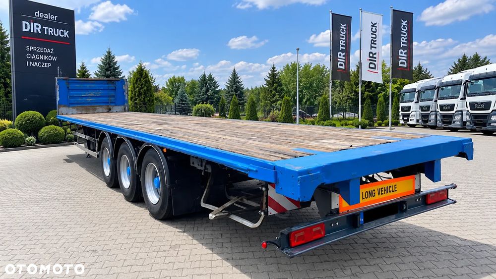 Fruehauf TX 34 Naczepa Ciężarowa PLATFORMA, OSIE SMB, Mocna Podłoga, Hamulce po remoncie !