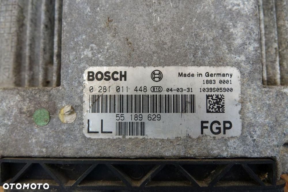 STEROWNIK SILNIKA ECU KOMPUTER OPEL VECTRA C 1.9 CDTI  55189629 LL - 2