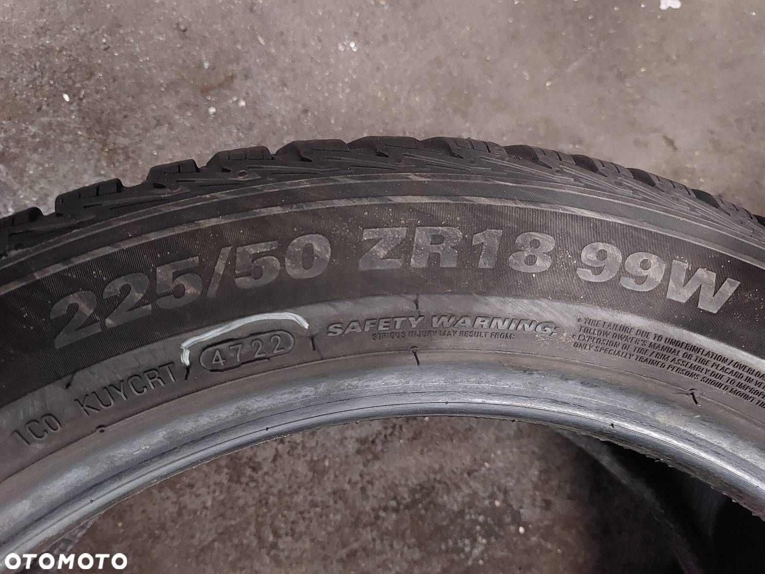 OPONA CAŁOROCZNA 1 SZT 225/50R18 2022R KUMHO SOLUS 4S HA32 - 3