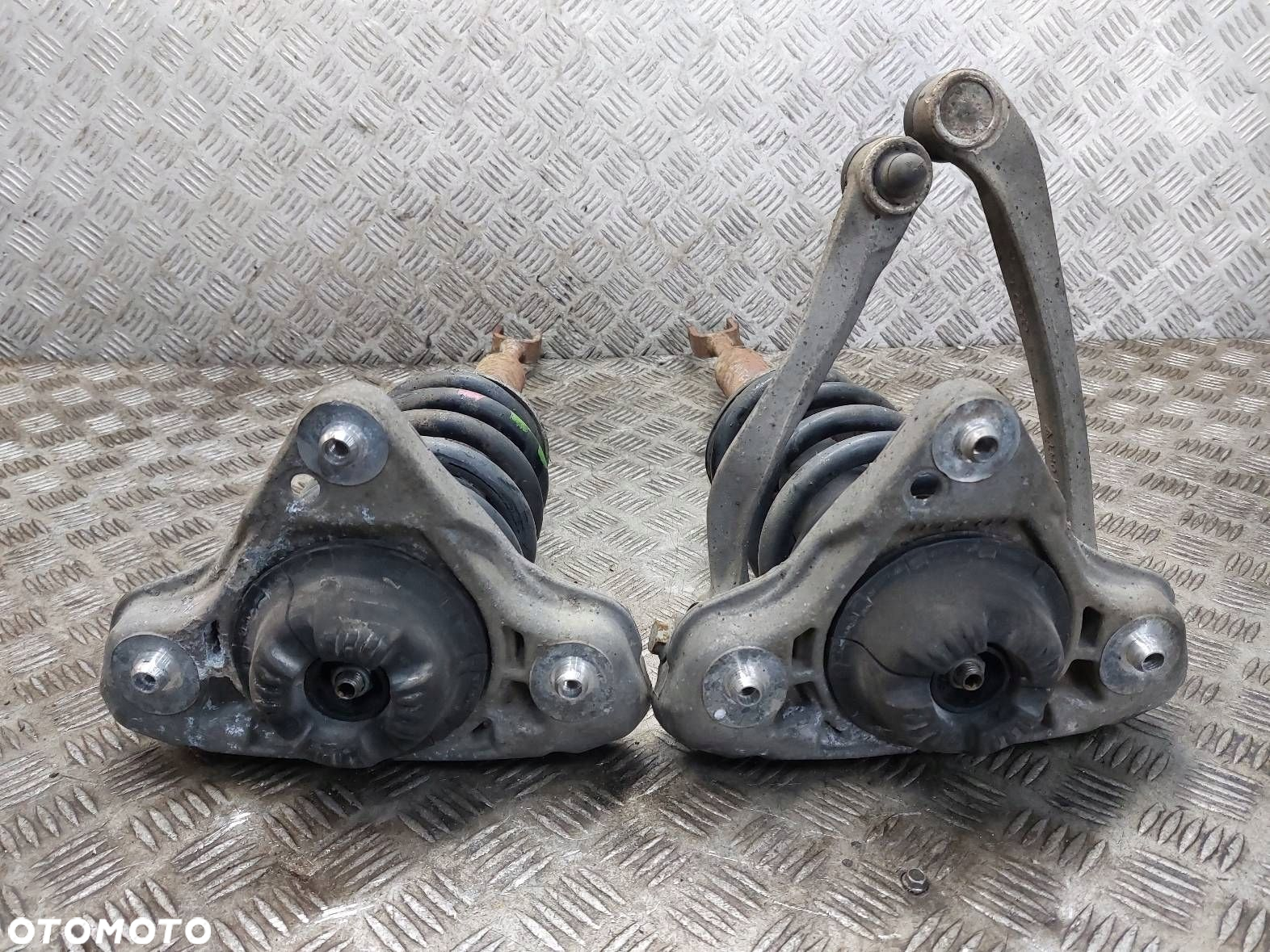 AMORTYZATOR + SPRĘŻYNA LEWY PRZÓD + PRAWY PRZÓD  AUDI A4 B6 - 3