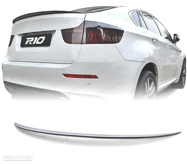 AILERON SPOILER BMW X6 E71 08-14 PRETO BRILHANTE