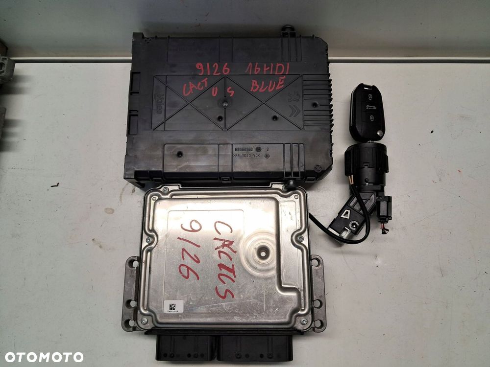 citroen c4 ii picasso zestaw startowy moduł 9808376980 9806687980 01 - 1