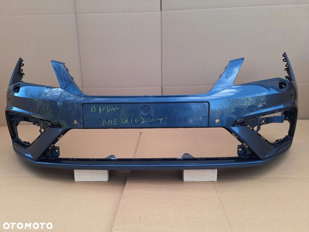 SEAT LEON III FR LIFT 16- 17-19r NIE KLEJONY! SUPER STAN! ZDERZAK PRZÓD PRZEDNI 5F0807221AB WYSYŁKA 24H - 1