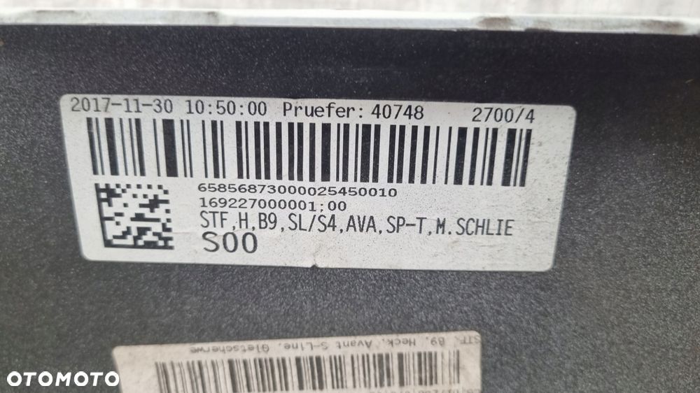 audi a4 b9 8w9 s-line kombi avant zderzak tył tylny - 6