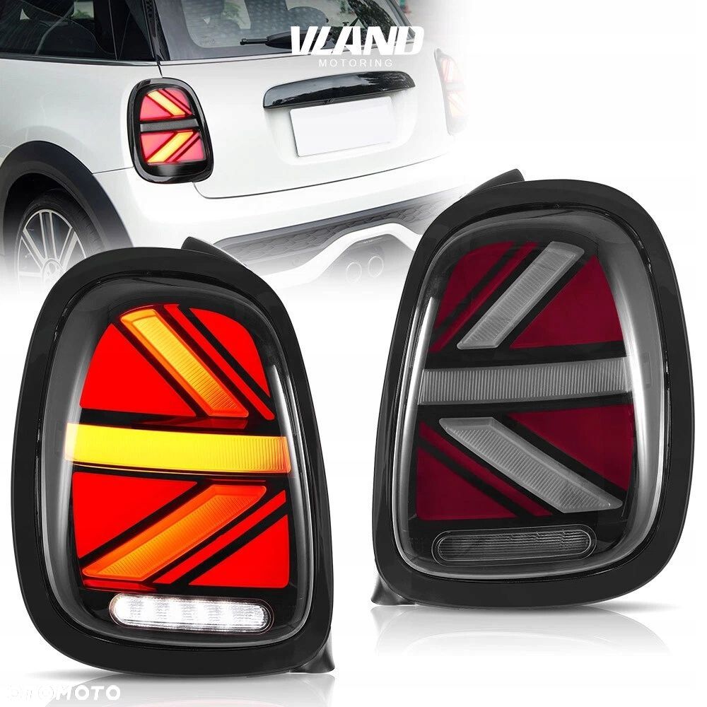 Lampy tylne L+R kpl Vland Led Tuning Black Mini Cooper f55 f56 f57 2014-17 - 2