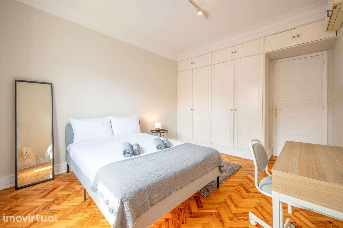 Quarto - localizado em Roma-Areeiro Lisbon - Grande imagem: 4/18