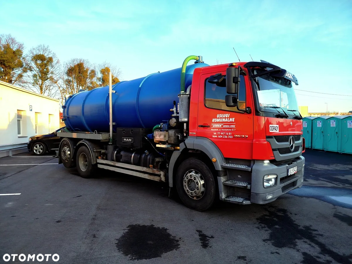 Mercedes-Benz axor asenizacyjny beczkowóz szambiarka beczka - 3