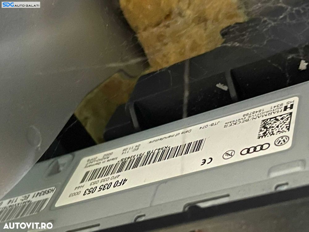Unitate Radio Amplificator Sunet Audio Audi Q5 2009 - 2012 Cod 4F0035053 [C3092] - 2