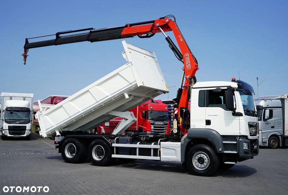 MAN / TGS / 33.420 / E 6 / WYWROTKA + HDS / FASSI F 175 / 6 X 4 / HYDROBURTA - 4