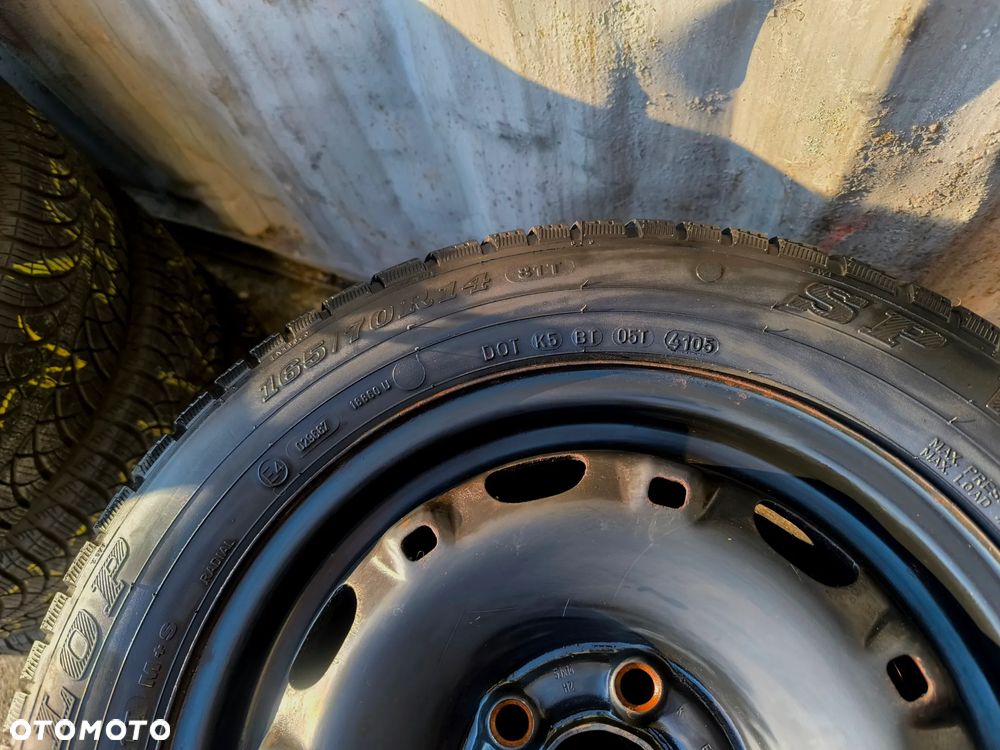 5x100 Felgi Stalowe Stal 14 Koła Zimowe Zima SKODA FABIA PRAKTIK ROOMSTER RAPID SEAT IBIZA CORDOBA TOLEDO IV 4 VW FOX POLO Legnica ALU-RAD 165/70 6,5mm - 5