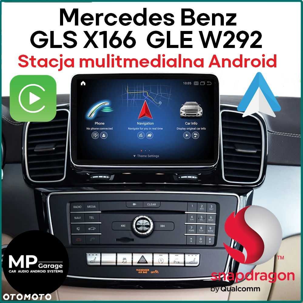 Mercedes Benz GLS / GLE stacja multimedialna Android CarPlay/AA Montaż - 1