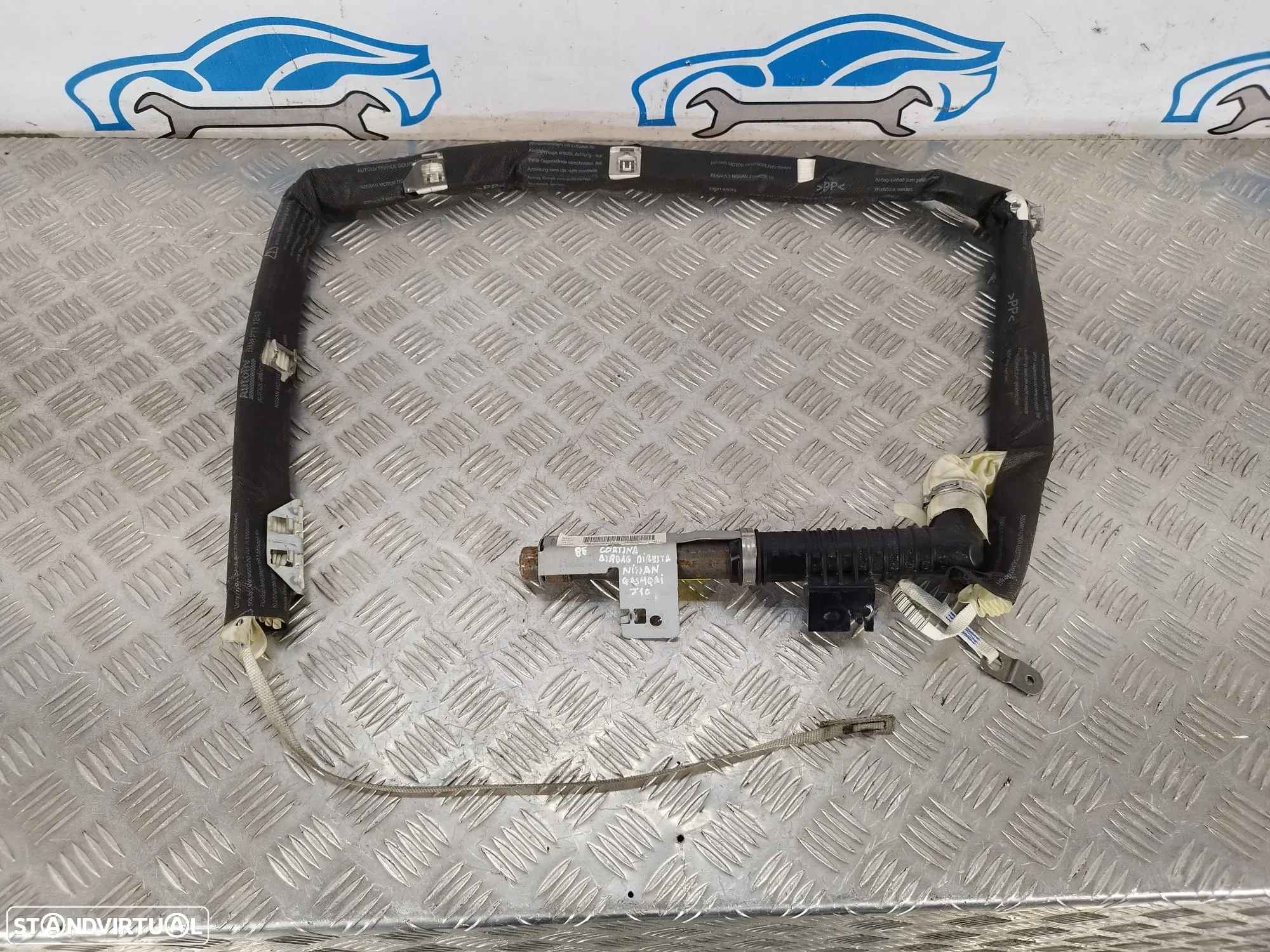 CORTINA AIRBAG DIREITA 985P0JD00A 985P0JD00A NISSAN QASHQAI / QASHQAI +2 I J10 NJ10 JJ10E - 2