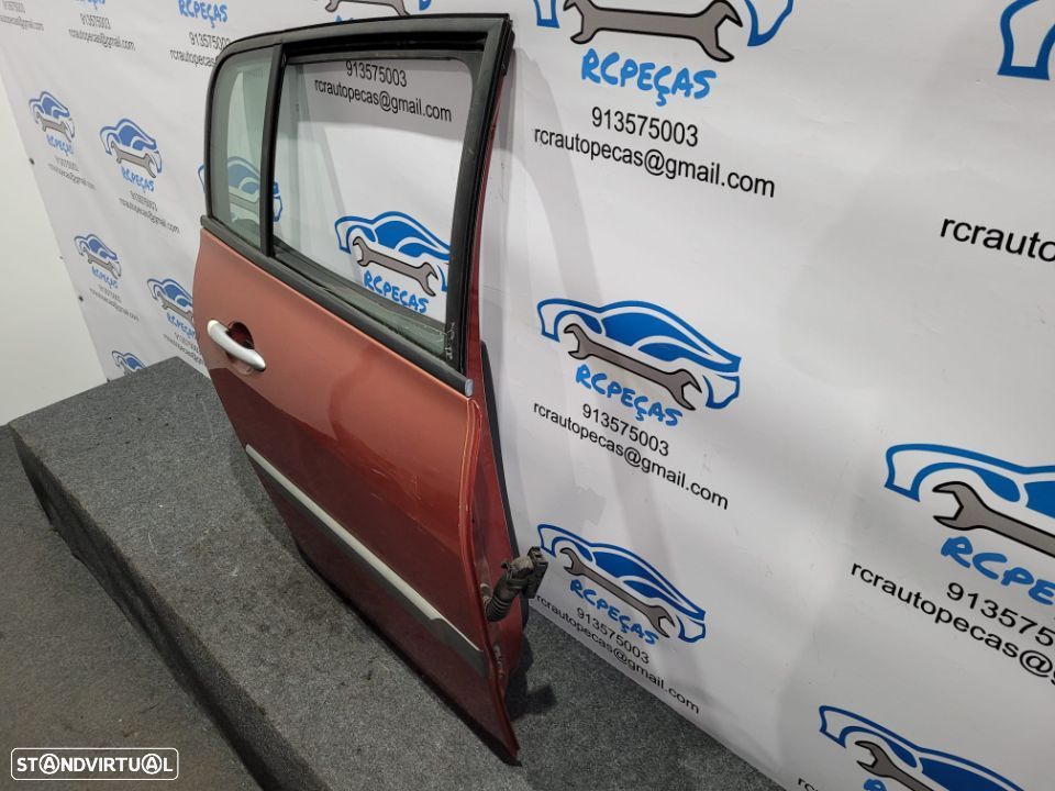 PORTA TRASEIRA TRÁS DIREITA RENAULT MEGANE II 2 MK2 HATCHBACK FECHO ELEVADOR MOTOR PUXADOR VIDRO - 2