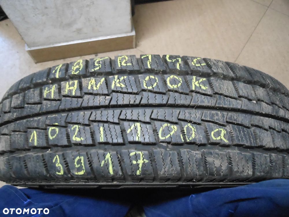 Opona pojedyńcza 185r14c hankook winter rw06 10mm zima - 1