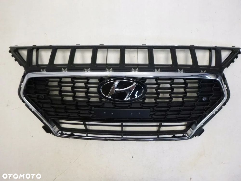 HYUNDAI I30 GRILL ATRAPA CHŁODNICY CZARNY CHROM NOWY ORYGINAŁ - 16