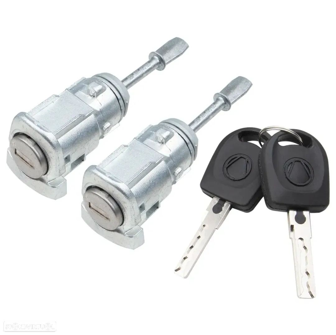 Conjunto Canhões Fechadura Volkswagen Passat B5 3B B5.5 3BG - 1