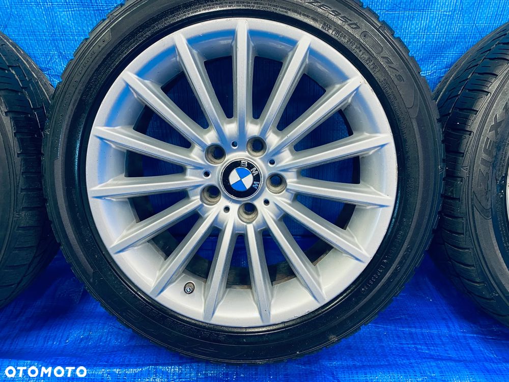 KOŁA KOŁO 18 FELGA ALUMINIOWE ALUSY 18" x 8J  5X120 ; 72,6mm ET30 CZUJNIKI KOMPLET ; OPONY ZIMOWE ZIMA FALKEN ; BMW E90 E91 E92 E93 F06 F07 F10 F11 F12 F13 F30 F31 F32 F33 F34 F36 ORYGINAŁ 6775407 BMW - 4