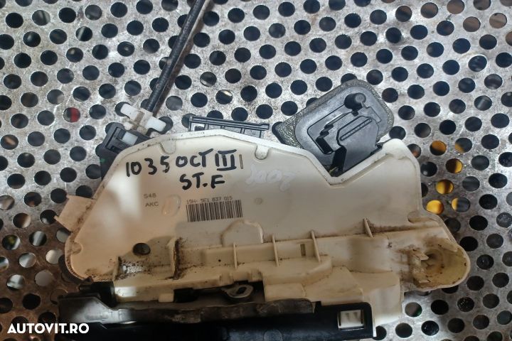 Broasca usa fata stanga 15H5E1837015 Skoda Octavia 3 [2013 - 2017] Co - 1