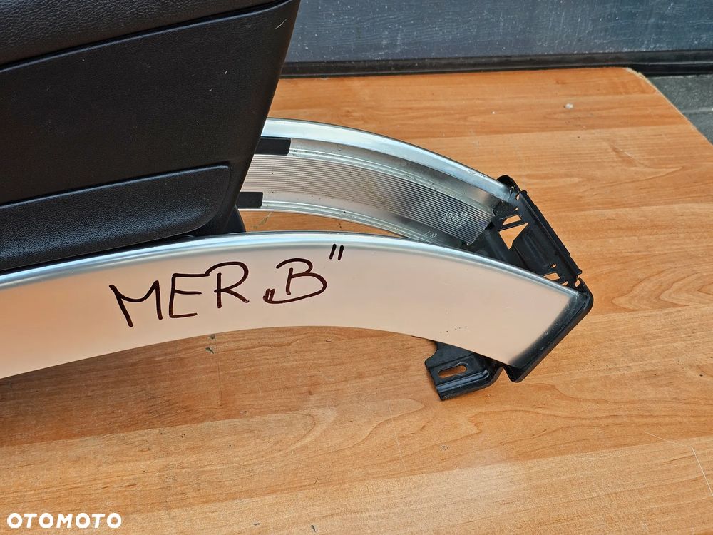 PODŁOKIETNIK SKÓRZANY SZYNA TUNEL OPEL MERIVA B EUROPA CZARNA - 2