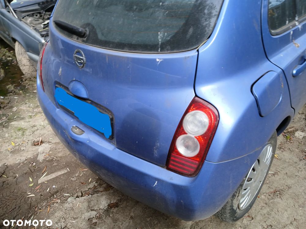 NISSAN MICRA K12 HB 5D T12 maska pokrywa silnika klapa bagażnika zderzak lampa reflektor pas - 6