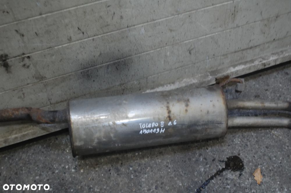 TŁUMIK RURA WYDECHOWA KOŃCOWY + ŚRODKOWY 1J0119H SEAT TOLEDO II 1.6 - 3