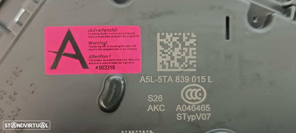 FECHADURA PORTA TRASEIRA ESQUERDA VOLKSWAGEN GOLF VIII LIM. (CD1) GOLF - 2