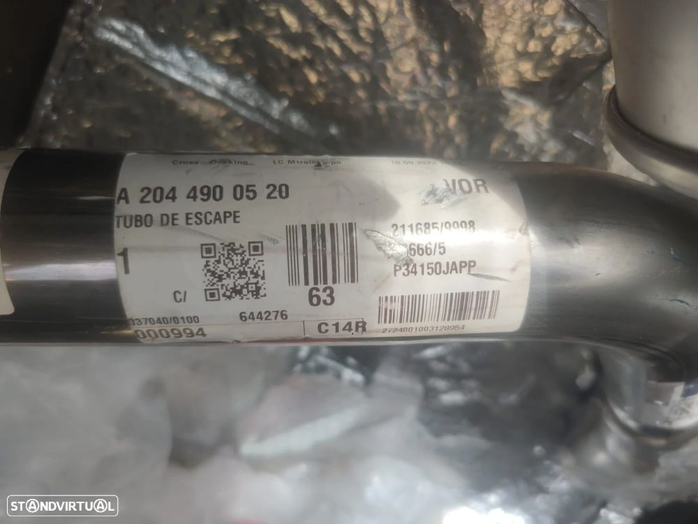 Tubo escape/Catalisador Mercedes C class W204 - 5