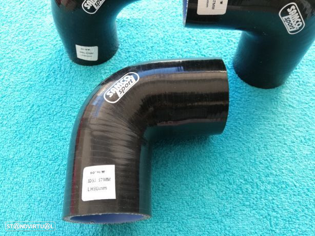 Tubos silicone 90 graus ic intercooler reduções - Varias medidas - 4