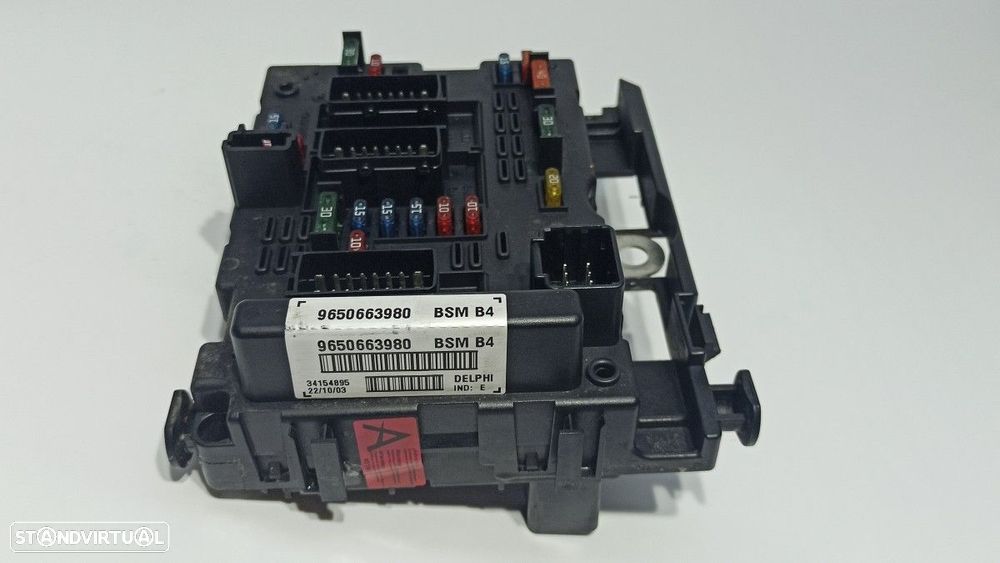 CAIXA DE RELÉS/ FUSÍVEIS PEUGEOT 206 BERLINA X-LINE - 5