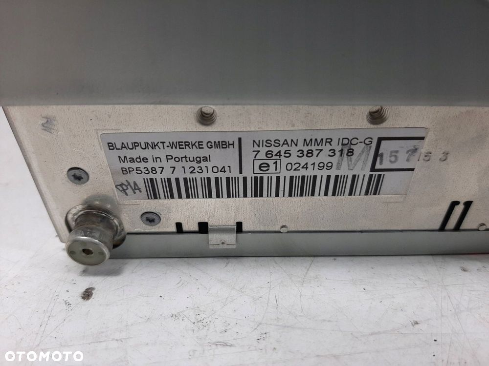 NISSAN NOTE E11 1.5DCI 07R RADIO CD ZMIENIARKA 7645387318 Z KODEM - 6