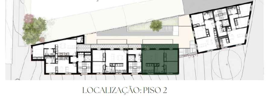 T2 com varanda e lugar de garagem no Condomínio Residencial ORIENTAL P - Grande imagem: 2/15