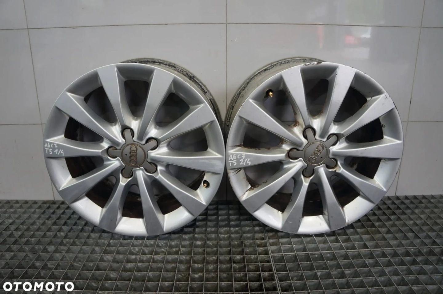 4 FELGI KOŁA ALUFELGI R17 AUDI A6 C7 A7 4G 5X112 8J ET39 4G0601025AG - 3