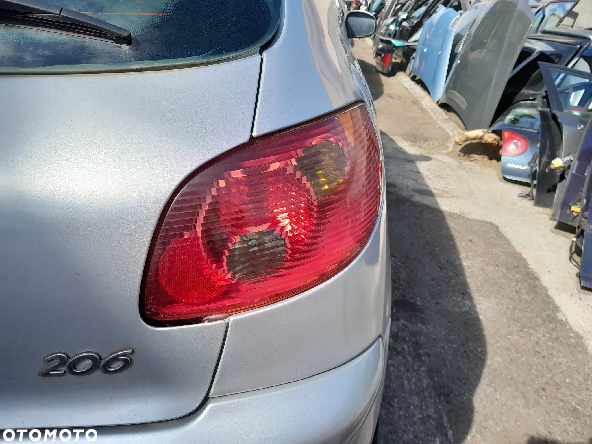 Lampa tylna prawa PEUGEOT 206 lift 03-09r. - 1