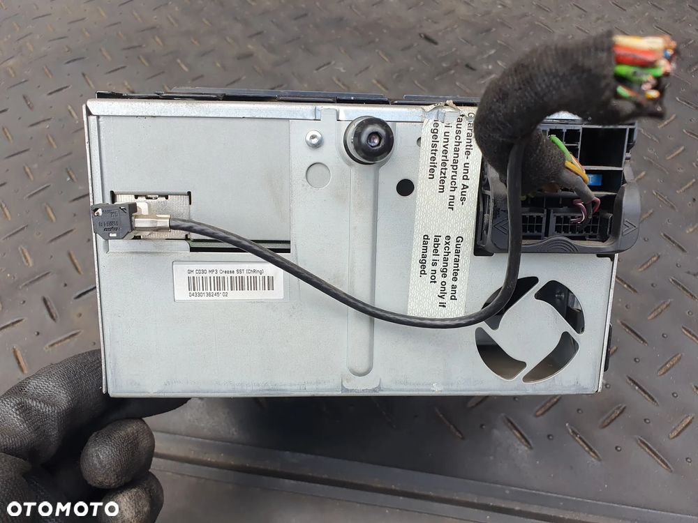 OPEL ASTRA H RADIOODTWARZACZ RADIO FABRYCZNE CD30 MP3 13251054 - 4