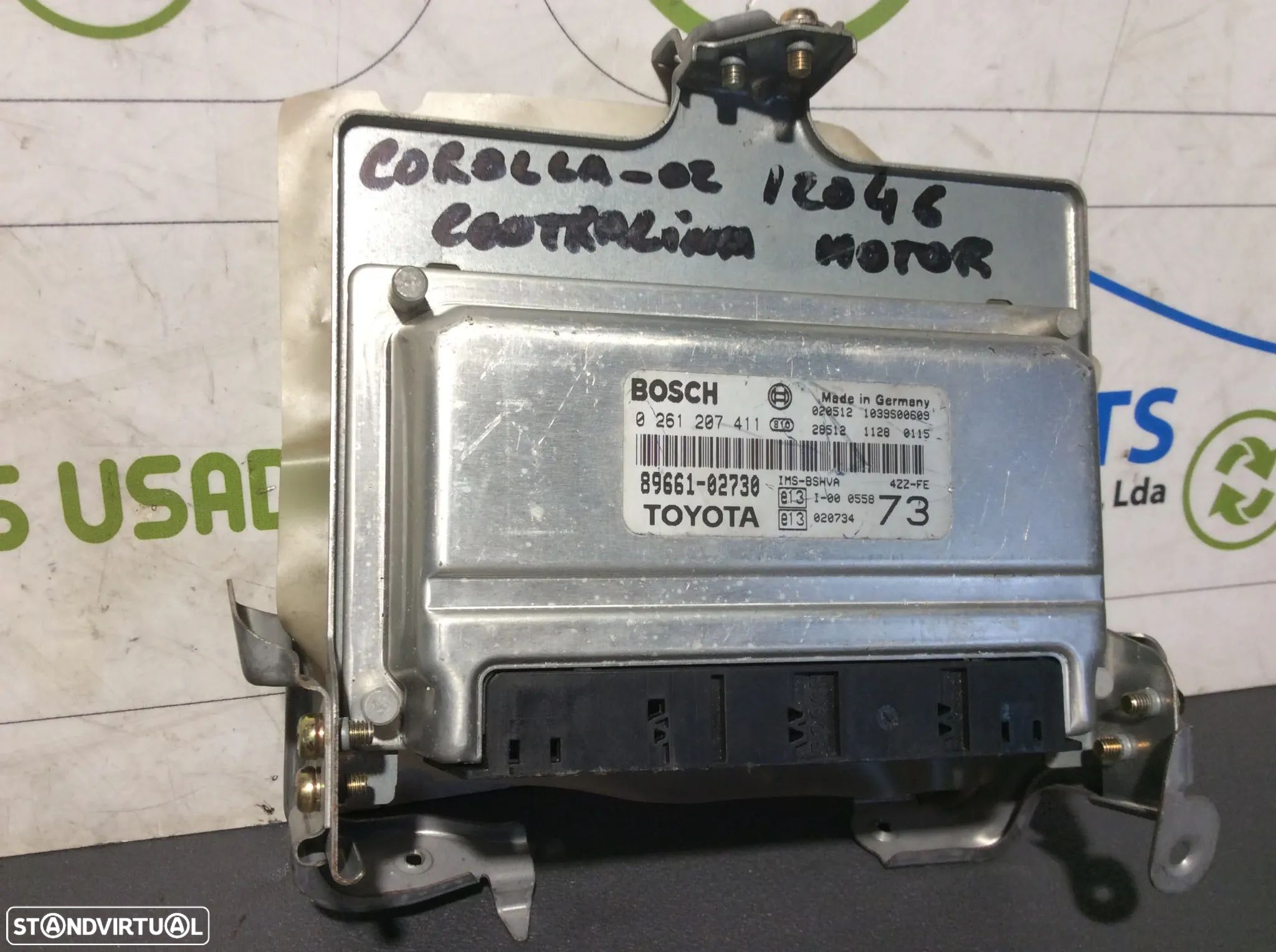 Centralina Motor Toyota Corolla E12  1.4 gasolina  0261207411  89661-02730 - 1